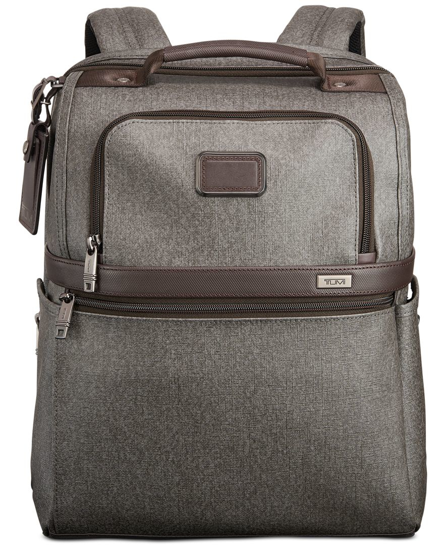 Tumi Alpha 2 Slim Solutions Backpack In Earl Grey in Gray for Men Lyst